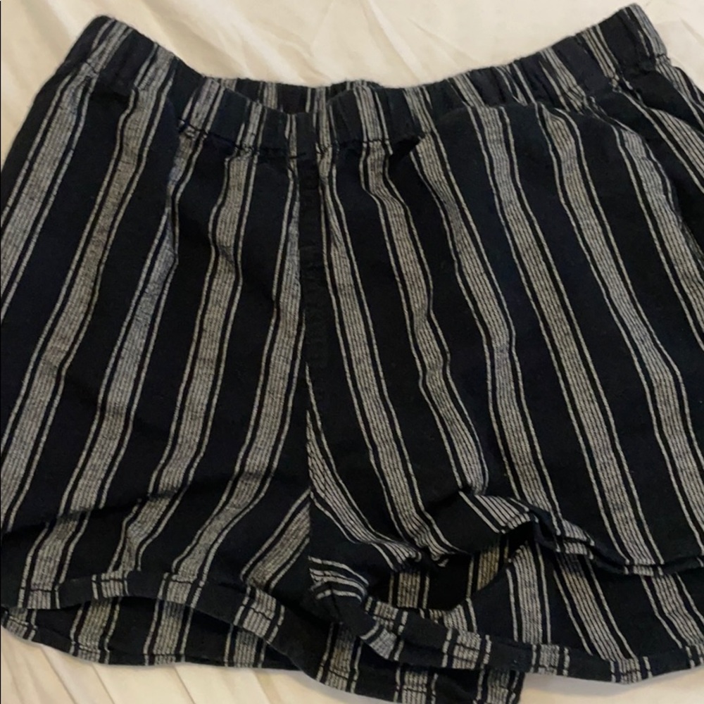 brandy melville stripe shorts